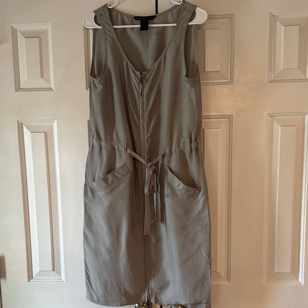 Marc By Marc Jacobs Taupe Midi Dress
